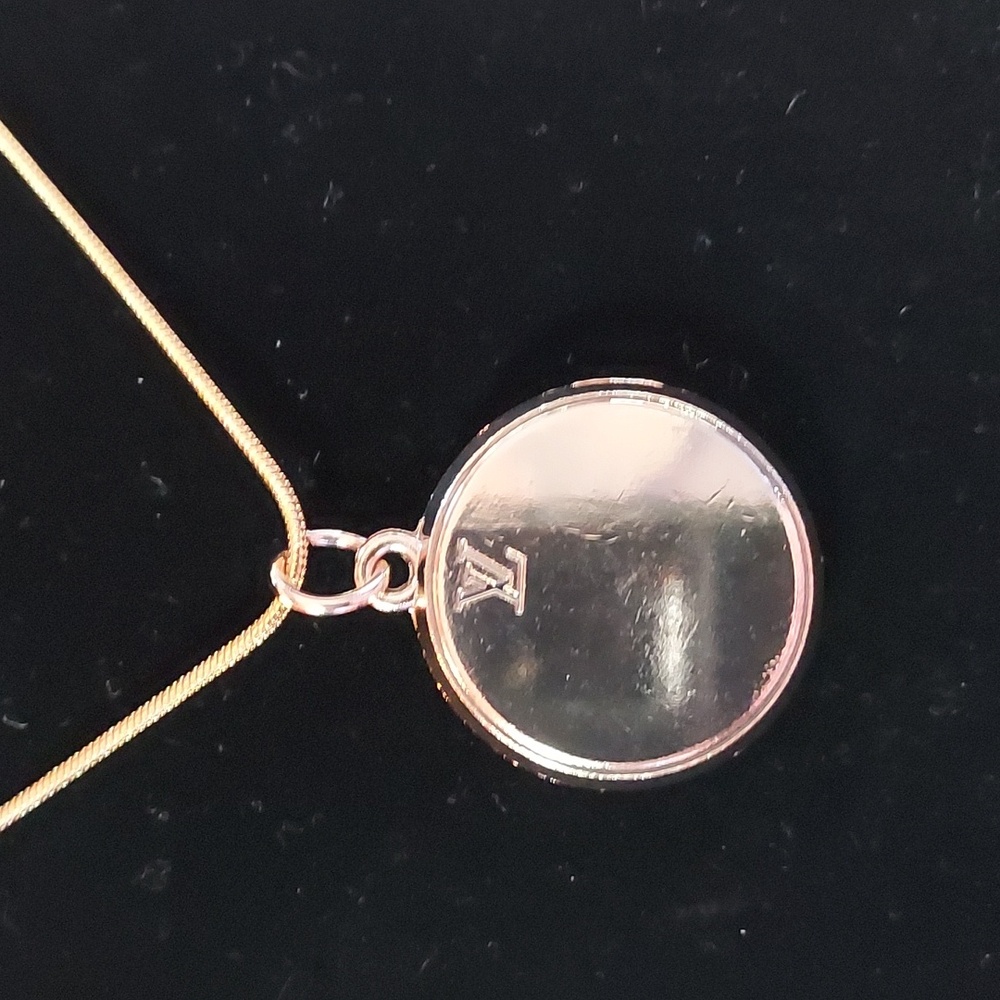 Luxurious Gold Medallion Necklace Upcycled #55 - Picture 2 of 2